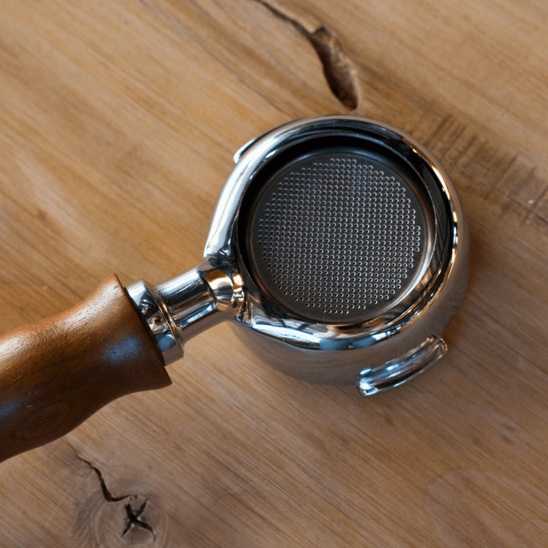 Porte - filtre sans fond 58mm - bois de noyer - Accessoires - LF