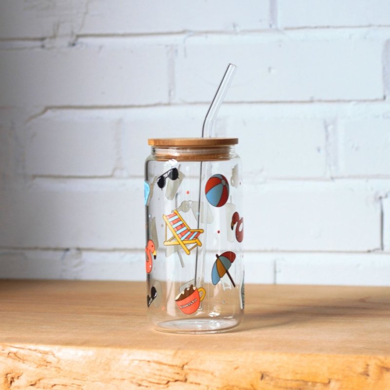 Verre à café glacé Les Vacances - Accessoires - Cafe Barista