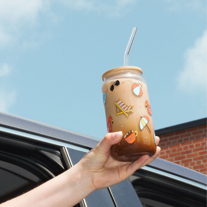 Verre à café glacé Les Vacances - Accessoires - Cafe Barista