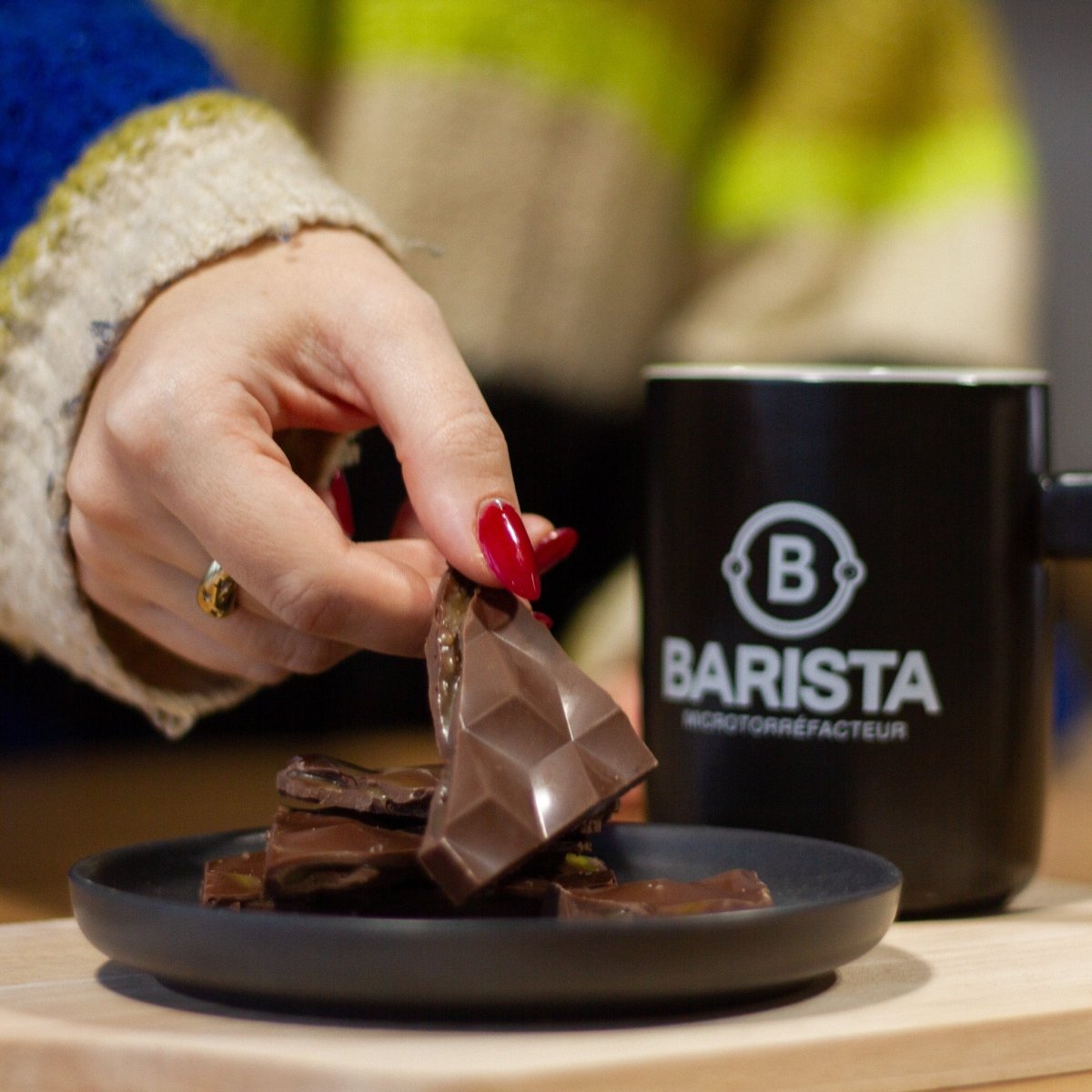 Barre de chocolat au lait et caramel fleur de sel - Produits gourmands - Amango