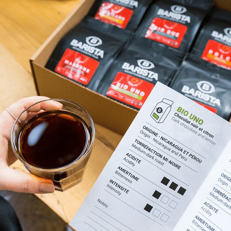 MaBoite Filtre - Boîte de dégustation MABOÎTE - Cafe Barista