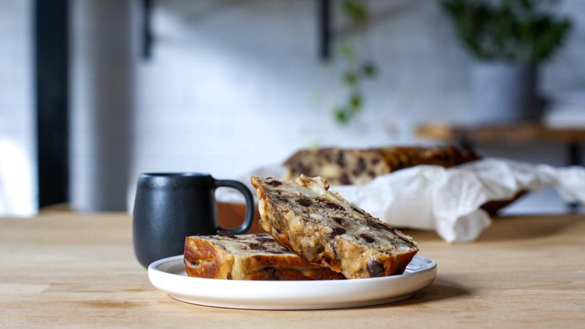 Recette de pain aux bananes choco-espresso - Café Barista