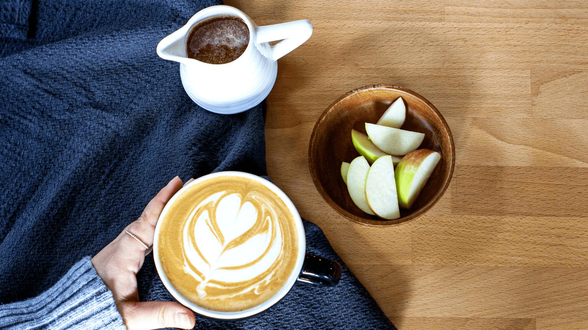 Recette de latte aux pommes et à la cannelle - Café Barista