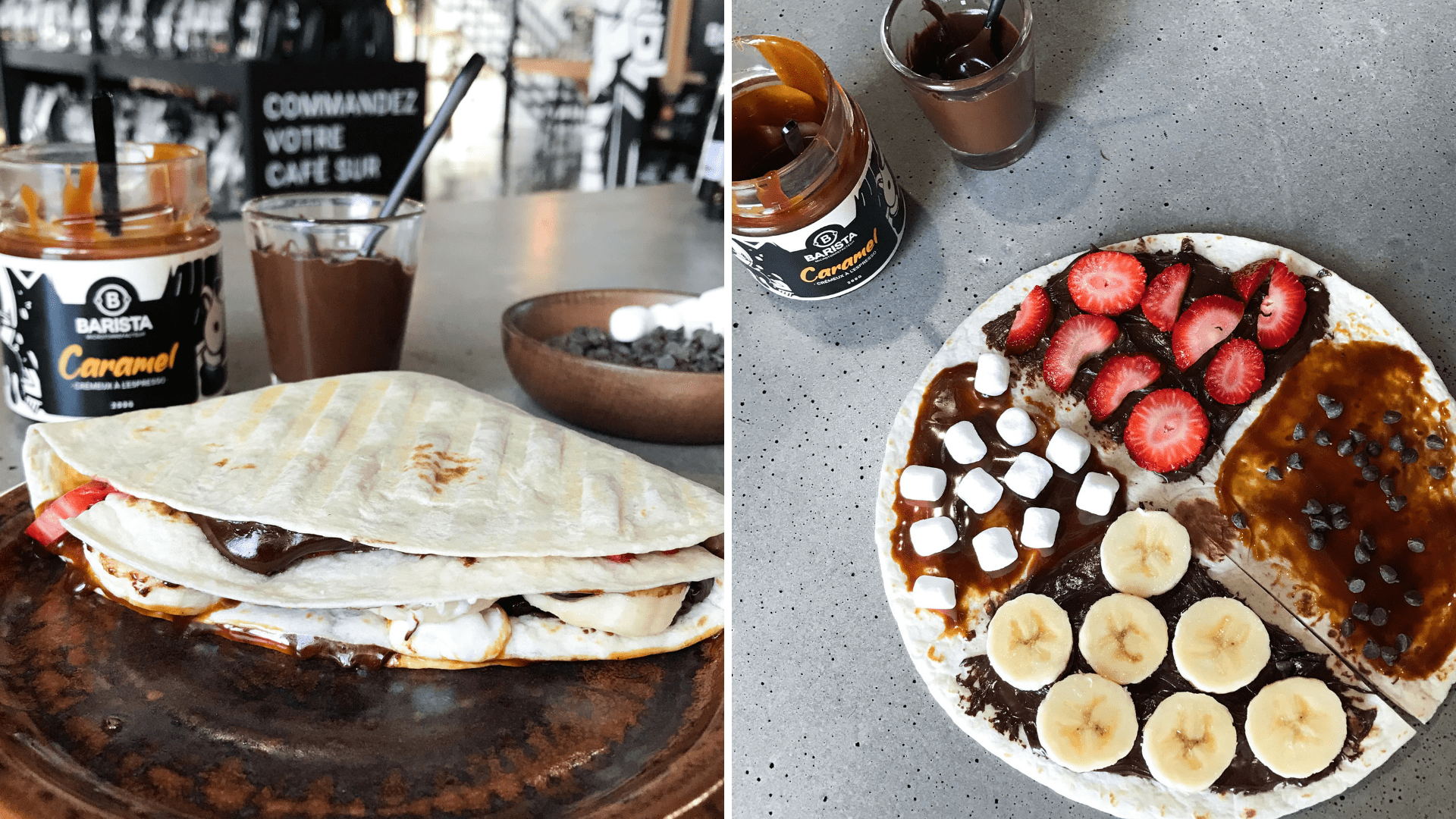 Recette de tortilla dessert - Café Barista