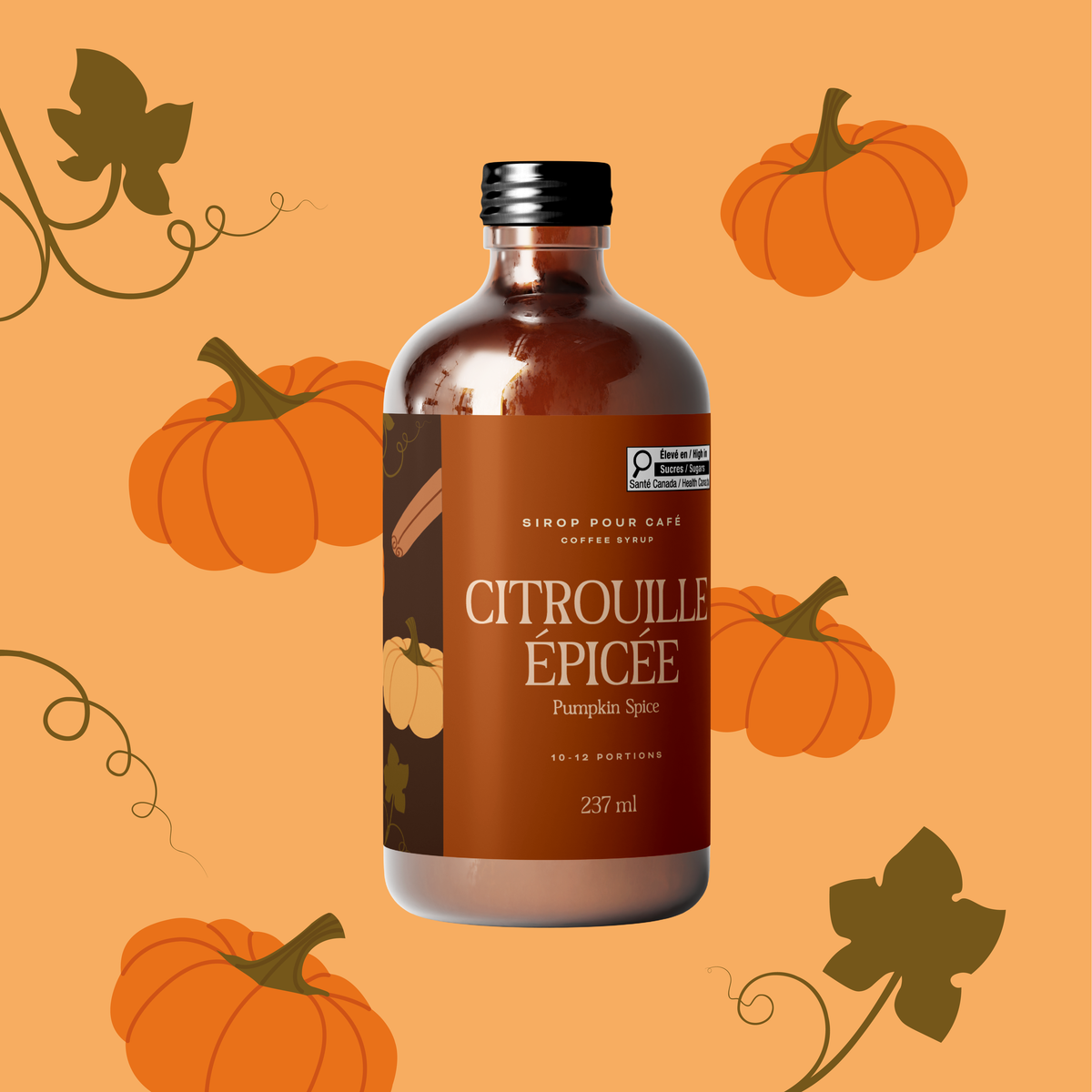 Sirop à la citrouille épicée