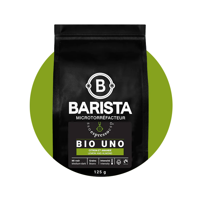 sac de cafe bio uno coffee bag barista