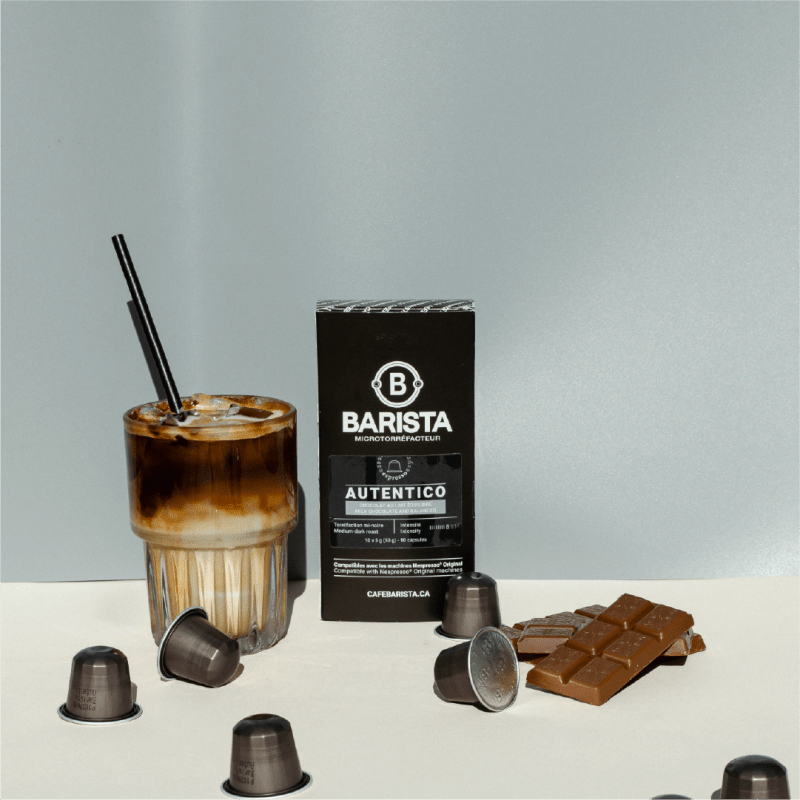 Boîte de capsules Autentico (10 capsules) - Capsules compatibles Nespresso® - Cafe Barista