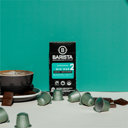 Boîte de capsules Bio Due (10 capsules) - Capsules compatibles Nespresso® - Cafe Barista