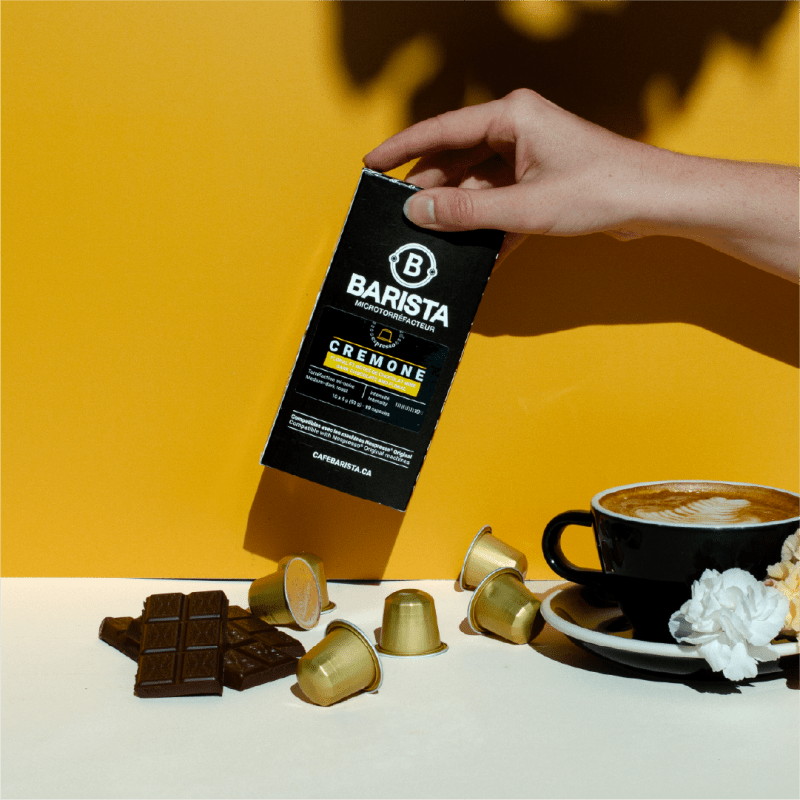 Boîte de capsules Cremone (10 capsules) - Capsules compatibles Nespresso® - Cafe Barista
