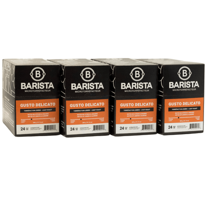 Caisse de capsules Gusto Delicato compatibles K - Cup®* (4 boîtes X 24 K - Cups) - Cafe - Cafe Barista
