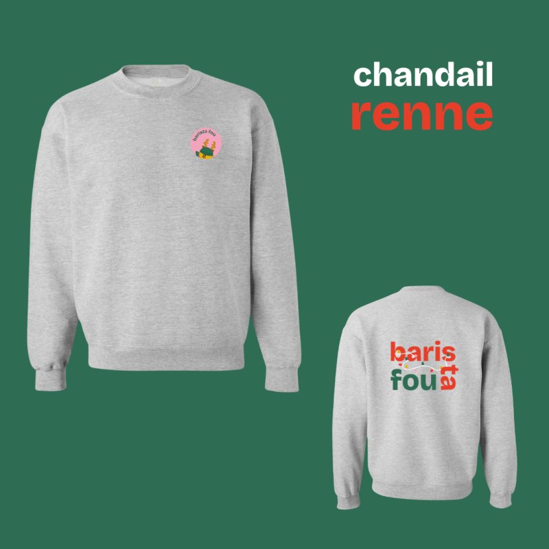 Chandail (crewneck) Barista Fou - Accessoires - Agora