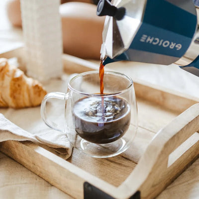 Ensemble de 2 Tasse Cappuccino en verre Grosche Fresno - Accessoires - Grosche