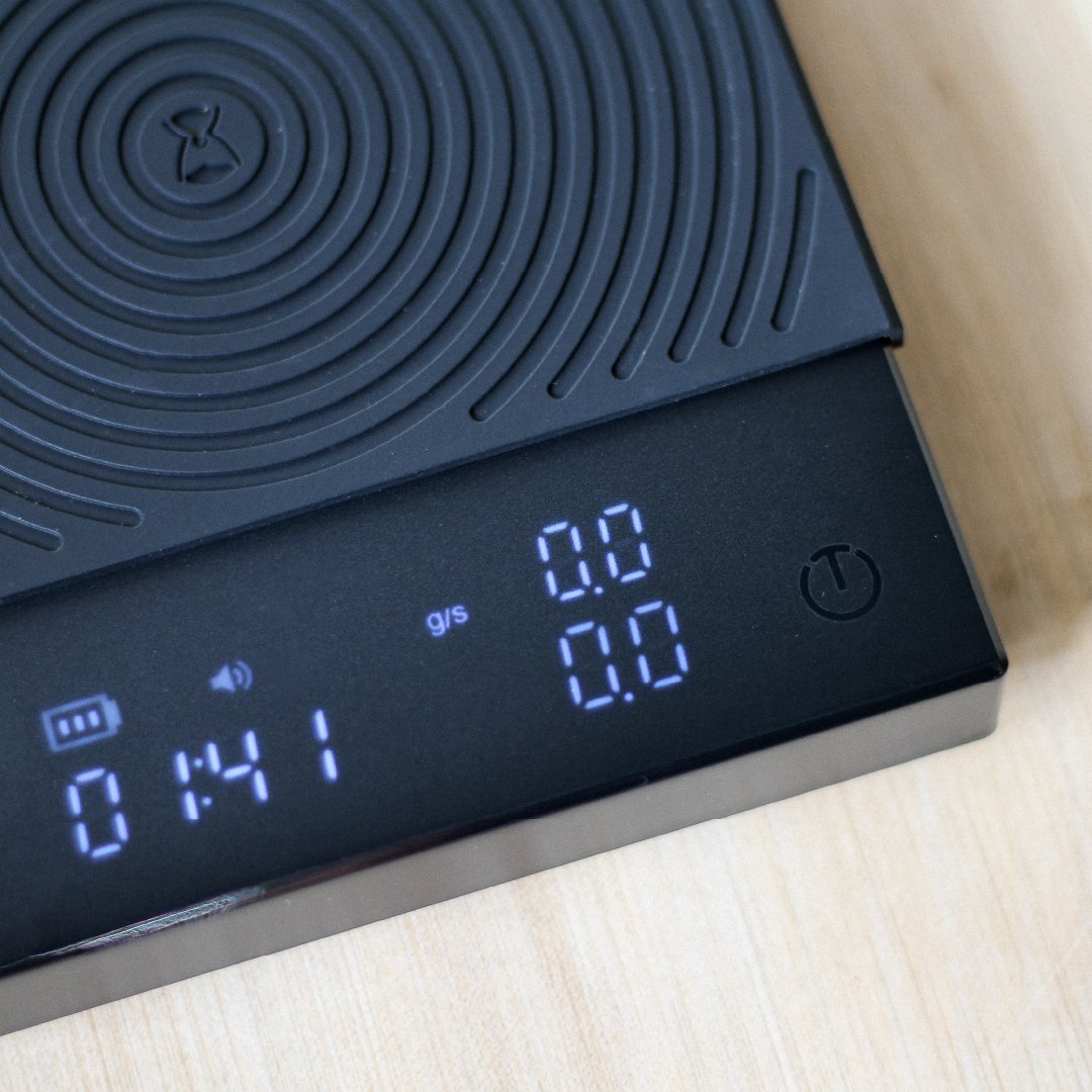 TIMEMORE Black Mirror Basic - Bilancia Digitale Per Caffè Con Timer | Precisione 0.1g, 2kg, Ricaricabile USB-C