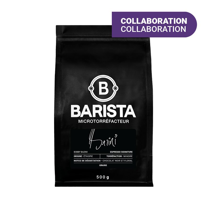 Bobby Bazini - Café en collaboration - Cafe Barista