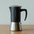 Grosche Milano Steel mocha coffee maker - 6 cups Black and Silver