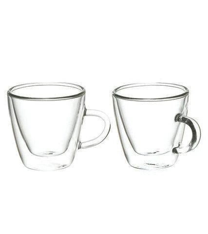 Set of 2 Grosche Turin glass espresso cups