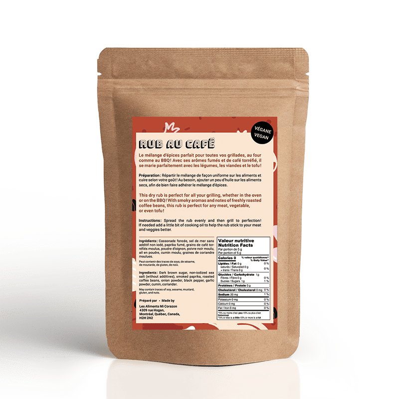 Rub au café - Produits gourmands - Cafe Barista