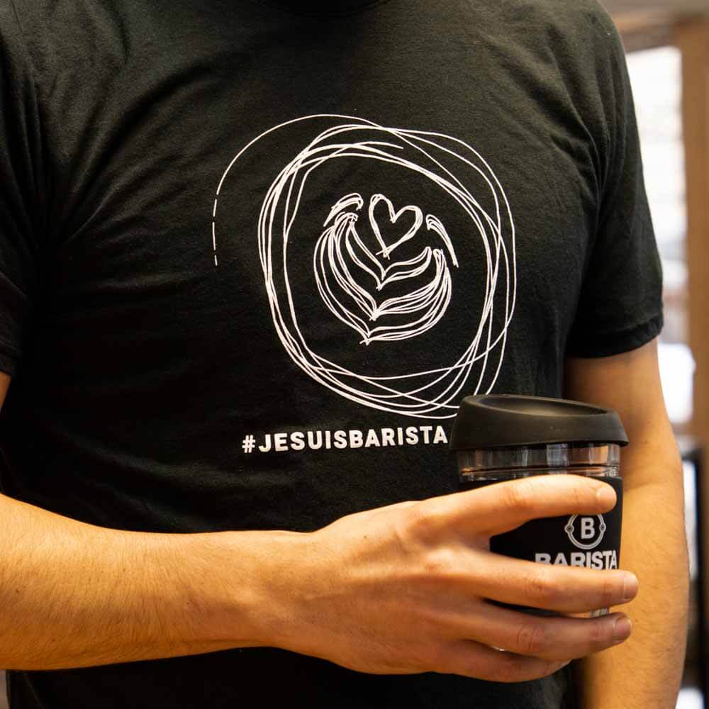 T-Shirt - Latte art - Vêtements - Cafe Barista