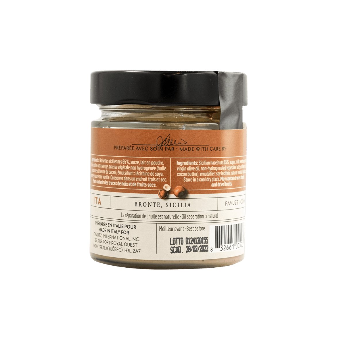 Tartinades Favuzzi - Produits gourmands - Cafe Barista
